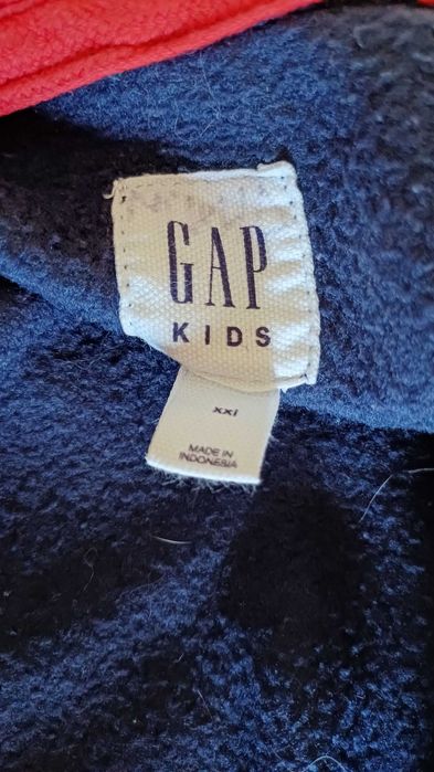 Casaco Sweatshirt GAP Kids com Capuz - Azul Marinho - Tamanho XXL (14-16 anos)