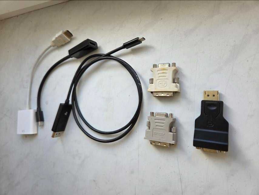 Перехідники HDMI, Display Port, Mini DP, VGA, DVI