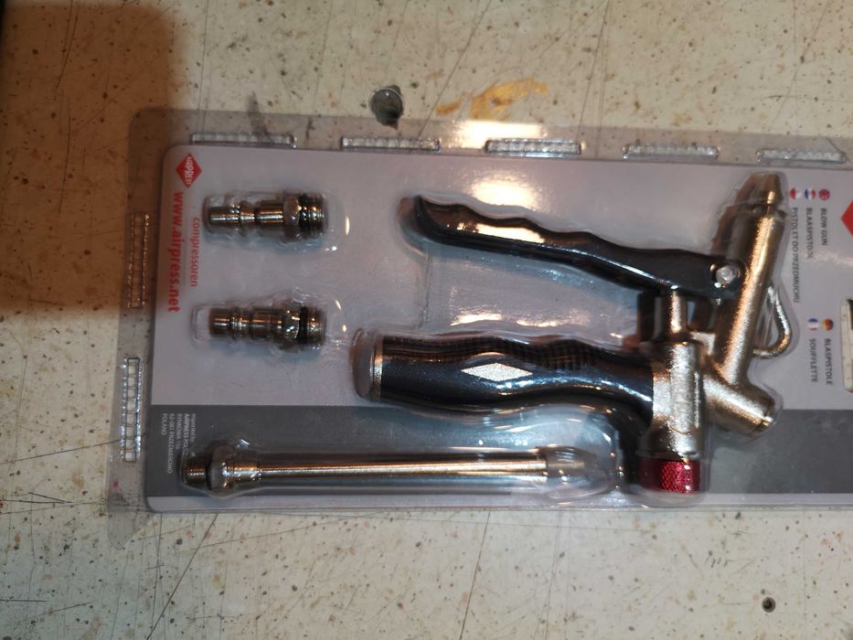 Pistolet do przedmuchu z regulacją