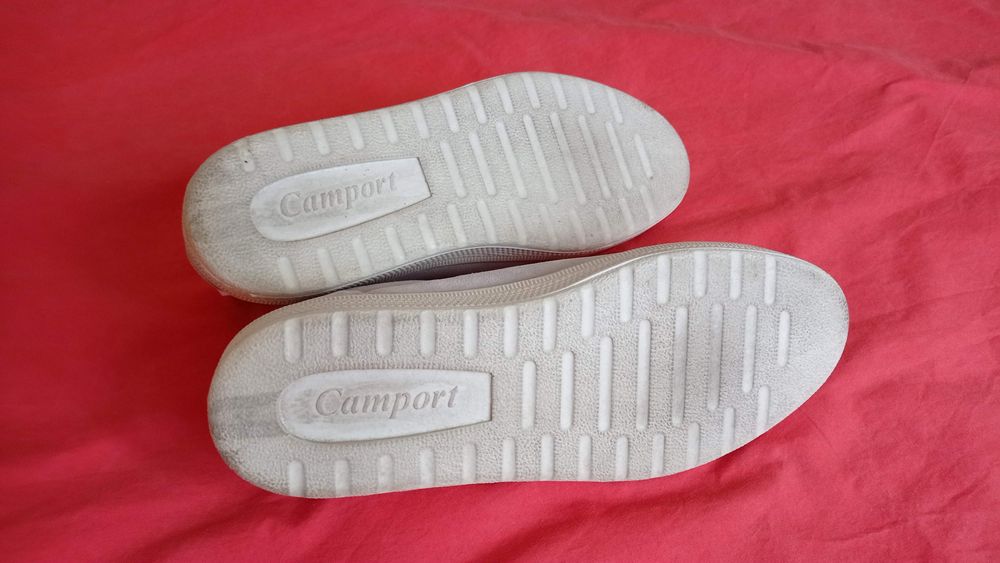 Tenis Camport em camurça cinza N43
