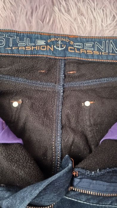 Джинсы  на флисе .мужские