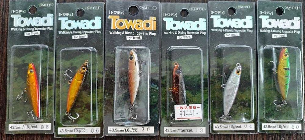 Воблери та блешні Smith (Towadi,Troutin,IC Surgers,Camion,Bisen,Pure)