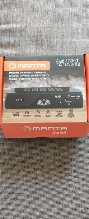 Dekoder firmy Manta DVB-T 2