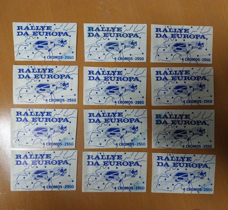 Carteiras de cromos antigas, seladas.
