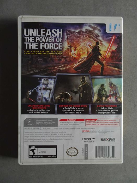 WII Console Game - Star Wars: The Force Unleashed64354254226306121
