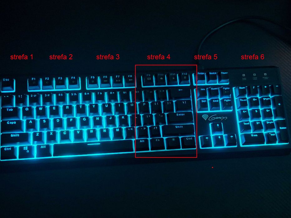 Klawiatura Genesis Thor 200 RGB