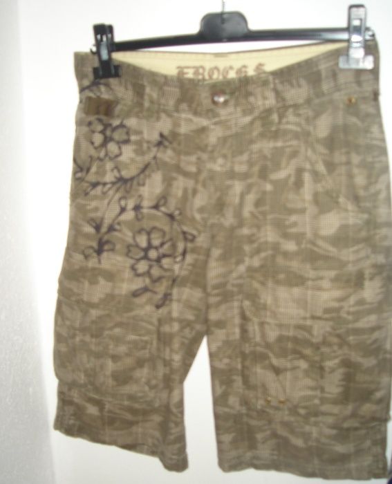 Jardineiras, calções e bermudas de marca, baratos!