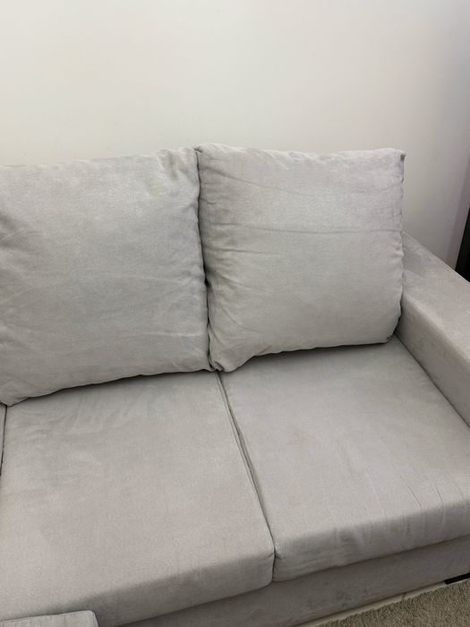 Sofá de chaise longue cinzento