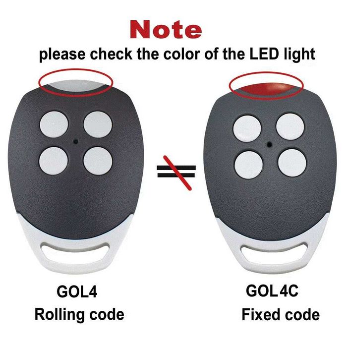 Garage Gate Remote Control Compatible with DITEC GOL464170326642689122