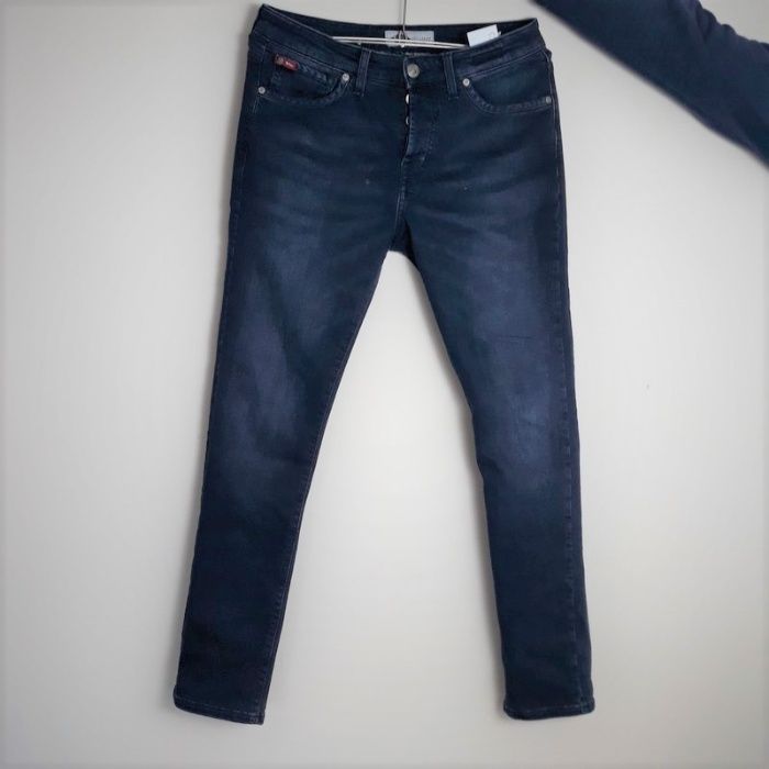 Lee Cooper jeansy męskie Slim dark brushed