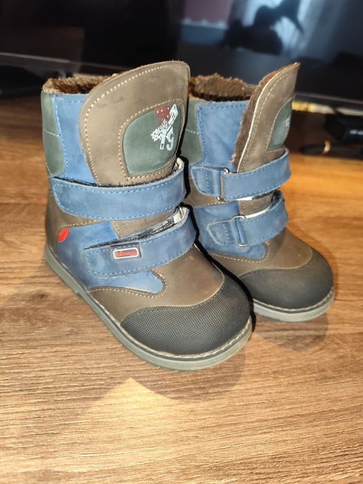 Шкіряні ортопедичні чобітки для хлопчика