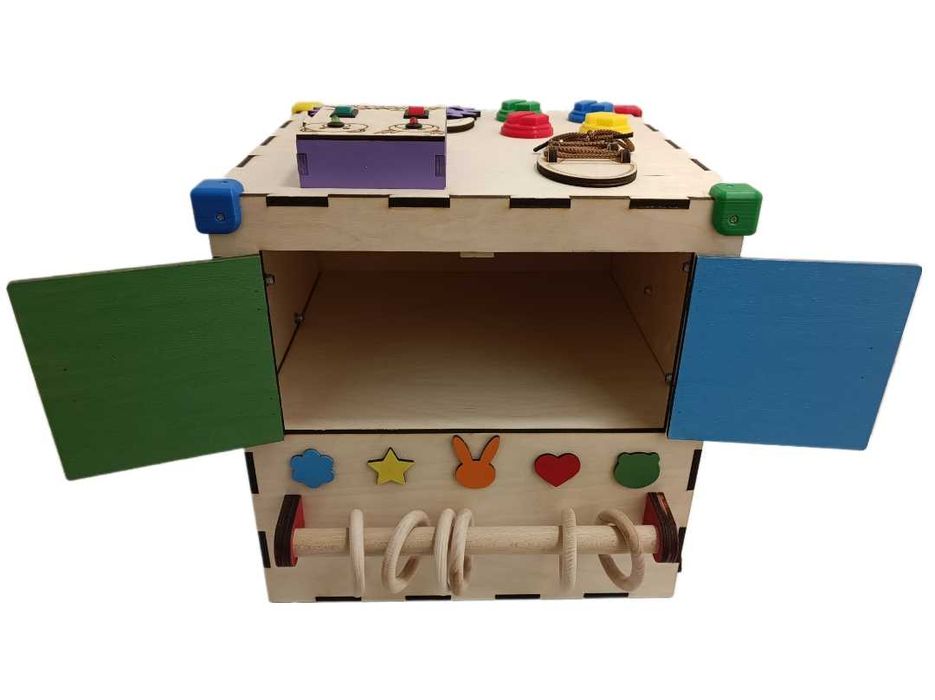 Kostka manipulacyjna sensoryczna Montessori Tablica Personalizowana