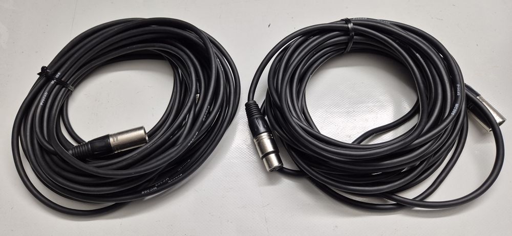 Przewody kable sygnałowe 2 x XLR  10 m