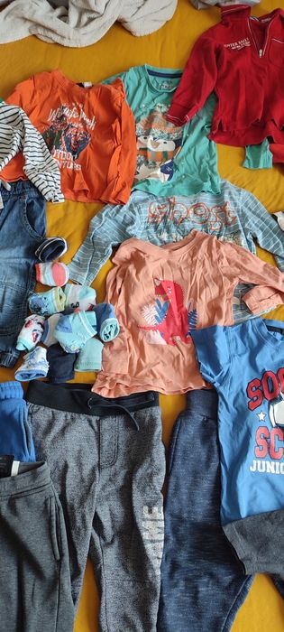 Mega paczka ubranek dla chłopca 86