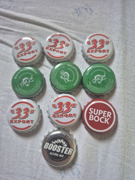 Kapse od butelek po piwie