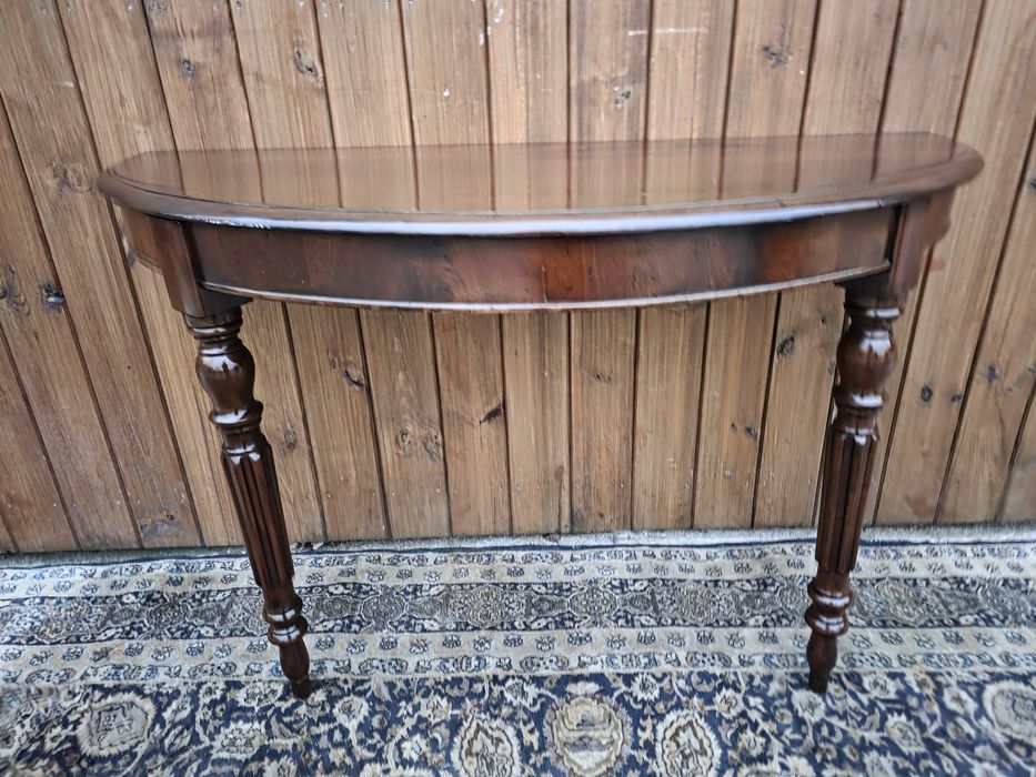 Konsola drewniana secesyjna stolik #2167 Stylowy Węgrów