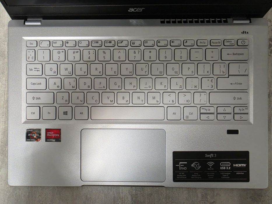 Acer Swift 3 8/512GB Ryzen 5 5500U