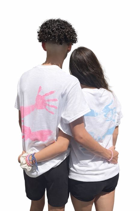 Парна футболка для закоханих,друзів• з відбитками