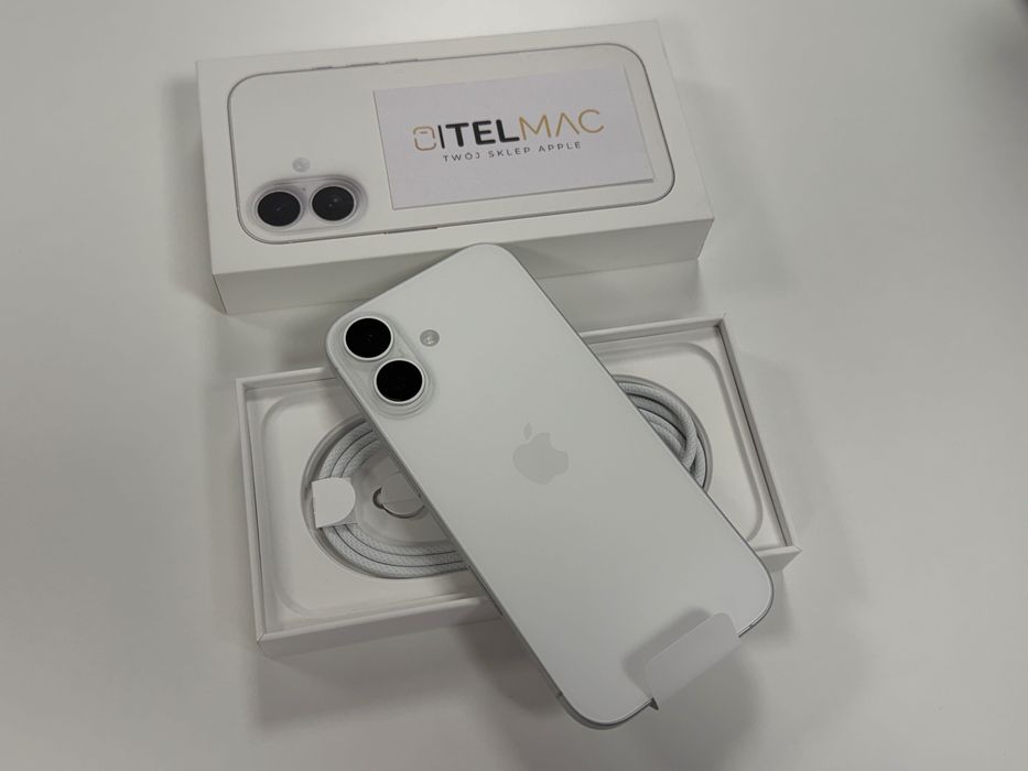 Apple iPhone 17 256 GB 5G SIM • Biały • Gwarancja 0 CYKLI • Raty 0%