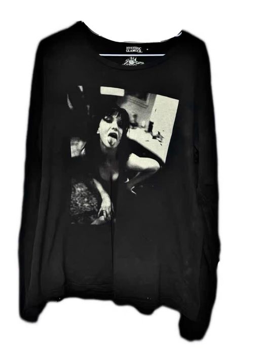 hysteric glamour longsleeve , лонг ,indie sleaze, индислиз , y2k