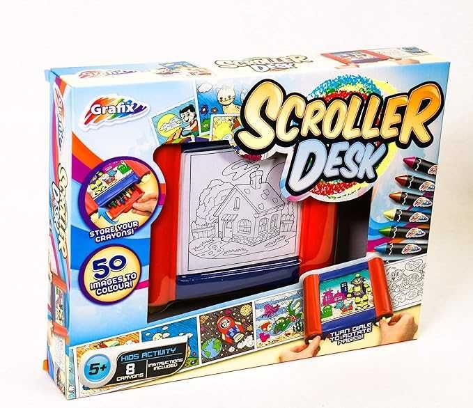 Zestaw do rysowania i kolorowania dla dzieci z 50 obrazkami