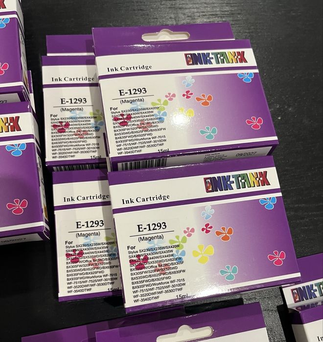 19 Tinteiros compatíveis  EPSON T1291/2/3/4