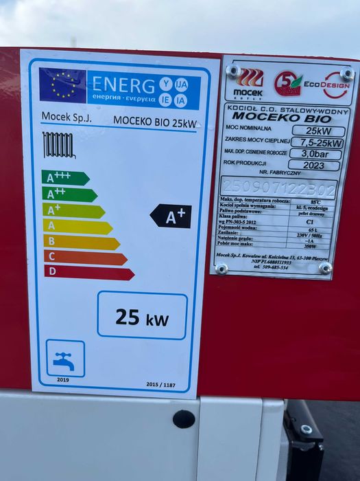 Mocek bio Kocioł na pellet 25 kw  pelet  super palnik drewno piec peletowy palnik samoczyszczący drewno drzewo