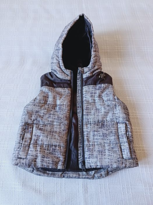 Kamizelka jak nowa, bezrękawnik, wzrost 86cm