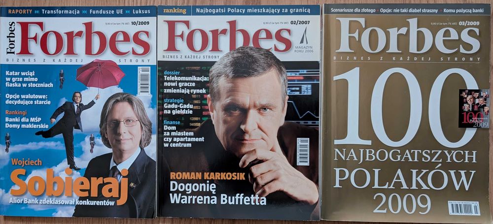 Forbes. Stare wydania