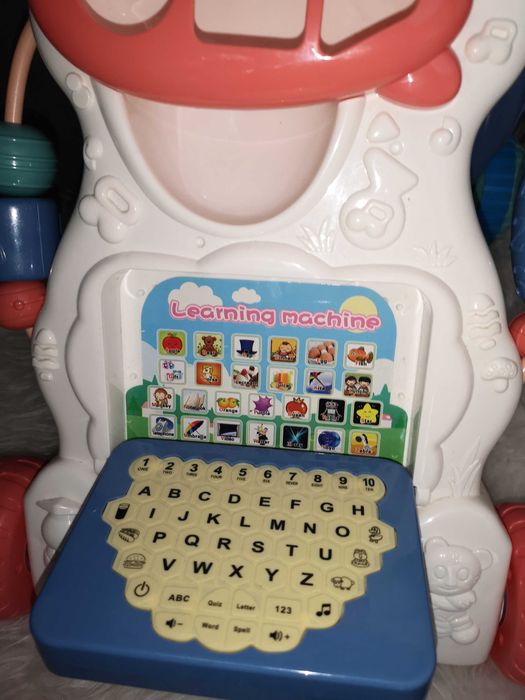 Chodzik interaktywny Pchacz dla dzieci Edukacyjny 6w1