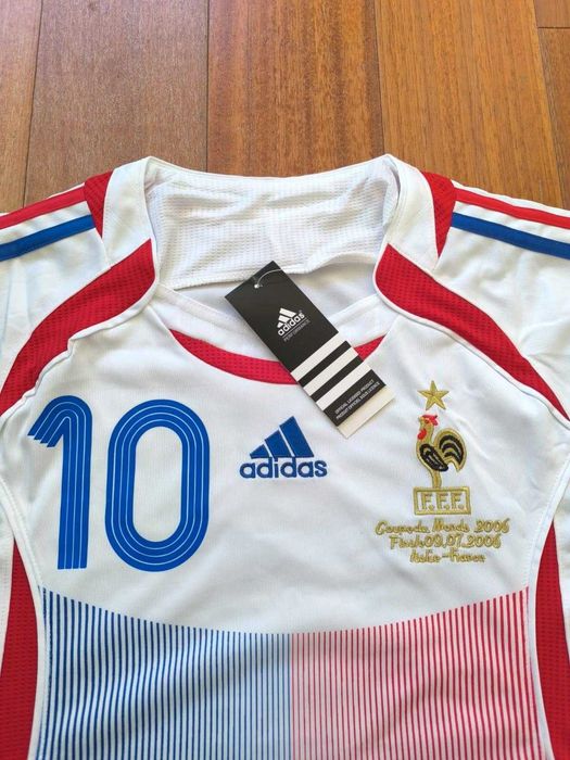 Camisola de futebol Zidane França Mundial 2006