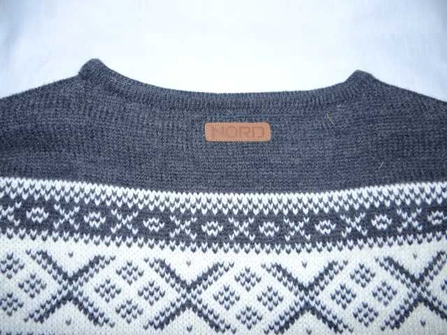 Męski Zimowy Sweter - Nord Wool