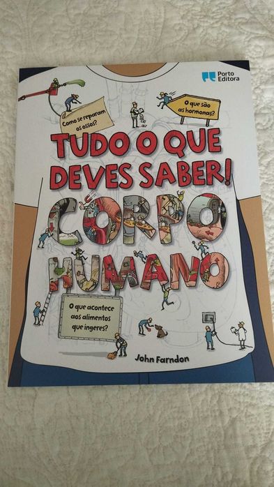 Livro "Tudo o que deves saber - Corpo Humano" John Farndon