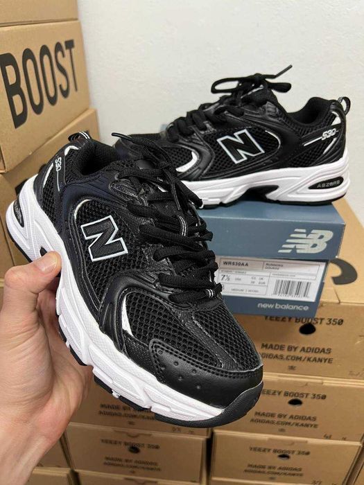 Кроссовки New Balance 530 black / Нью беленс 530 черные 37 38 39 40