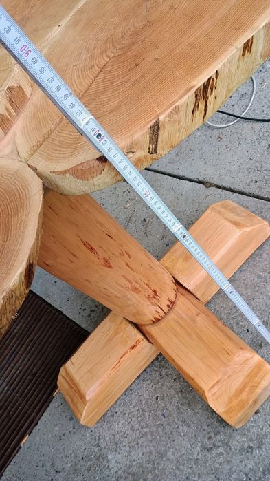 Stolik , stół z drzewa , plastry