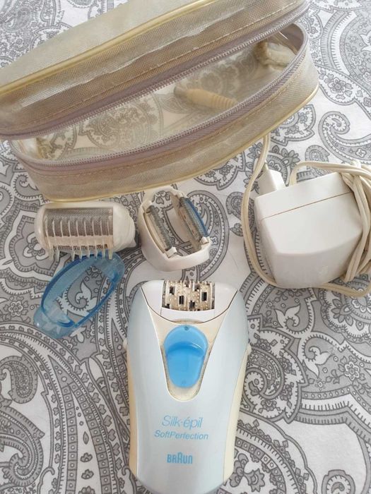 Depiladora Braun, completa