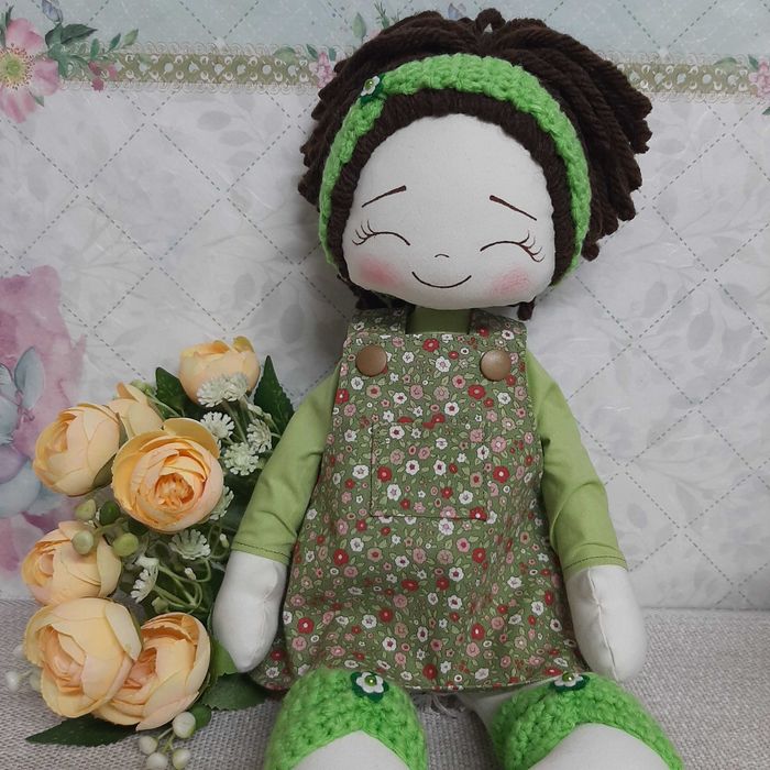 Boneca de Pano Artesanal 40cm – Perfeita para Quarto de Bebé ou Presente