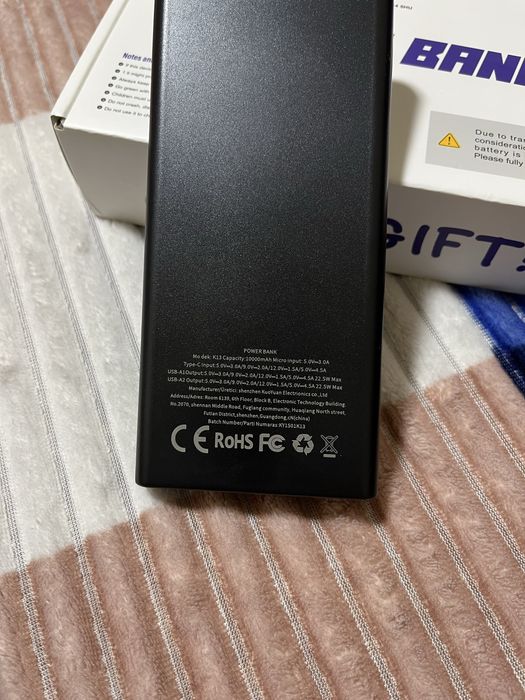 Power Bank Нові 10000 mAh - Hinne, RoHs, GYX