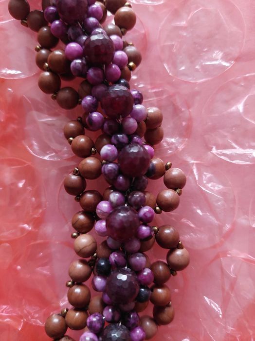 Colar de pedras naturais -Tailândia - Lindissimo