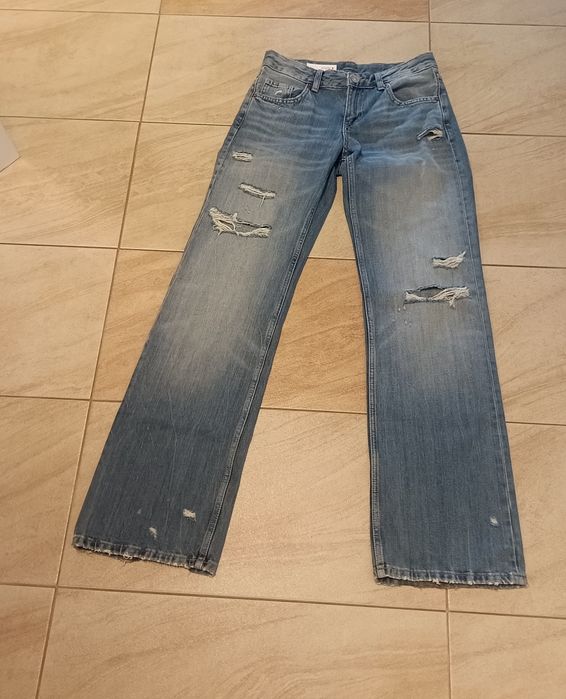 Spodnie jeansowe Zara roz 34