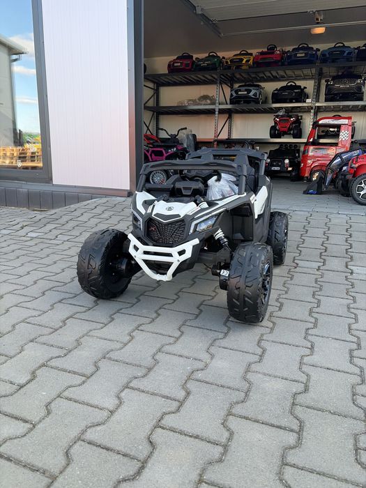Auto na Akumulator BUGGY CAN AM MAVERICK Turbo RR 4x200W 24V 7Ah Biały