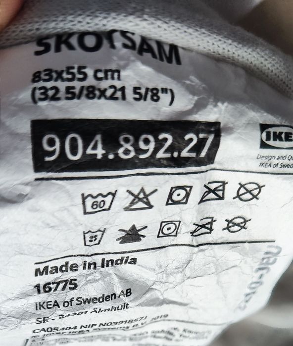 2 pokrowce na matę do przewijania Skötsam Ikea