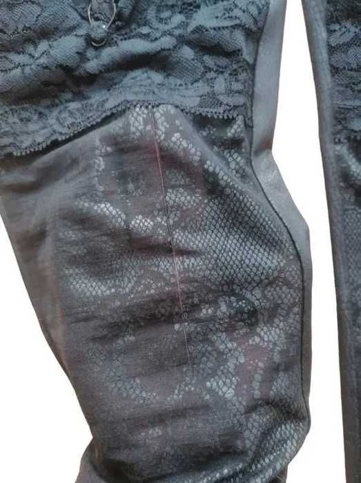 Legginsy RQBL goth killstar punk rave black legion