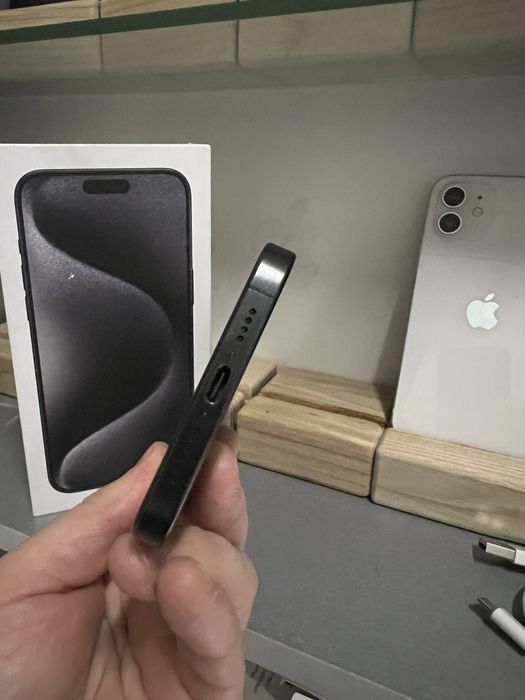  iPhone 15 Pro Max 256gb Black Titanium Neverlock Ідеальний стан