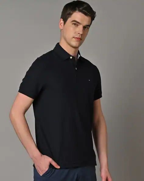 НОВОЕ мужское поло Tommy Hilfiger size L - черное, оригинал из США