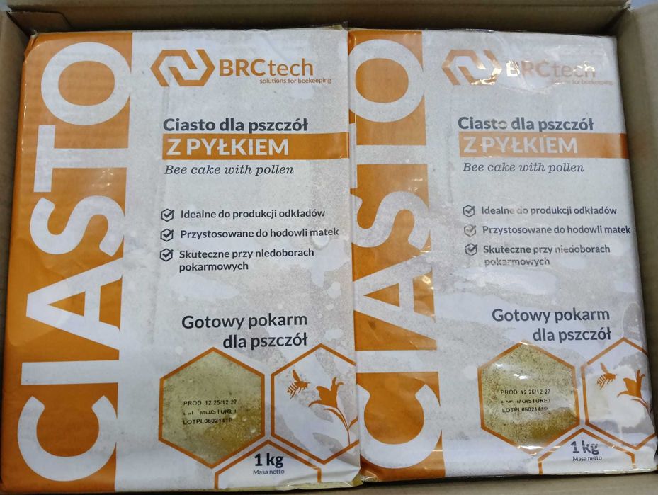 ciasto dla pszczół z pyłkiem 10 kg