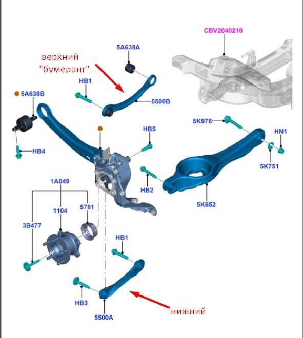 Рычаги регулируемые развальные FORD KUGA, ESCAPE, FOCUS (универсал)