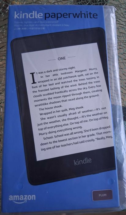 Kindle paperwhite czytnik, kolor śliwkowy-plum