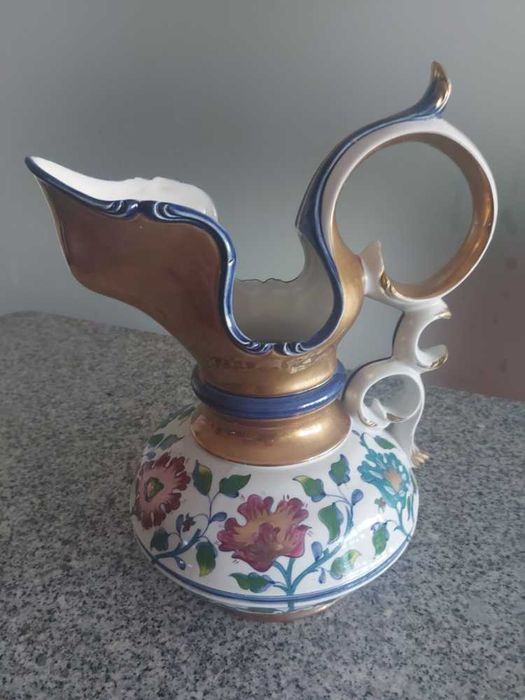 Jarra/Cântaro Decorativo - Cerâmica Miracoura - Pintado à Mão