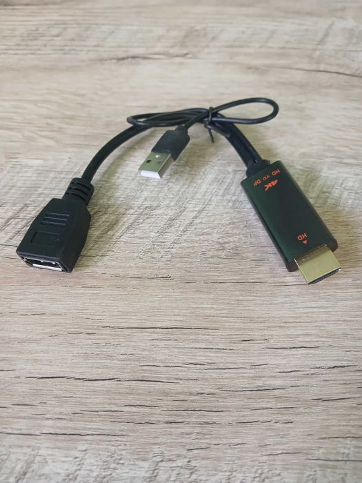 Адаптер HDMI -> DisplayPort Cablexpert (A-HDMIM-DPF-01)